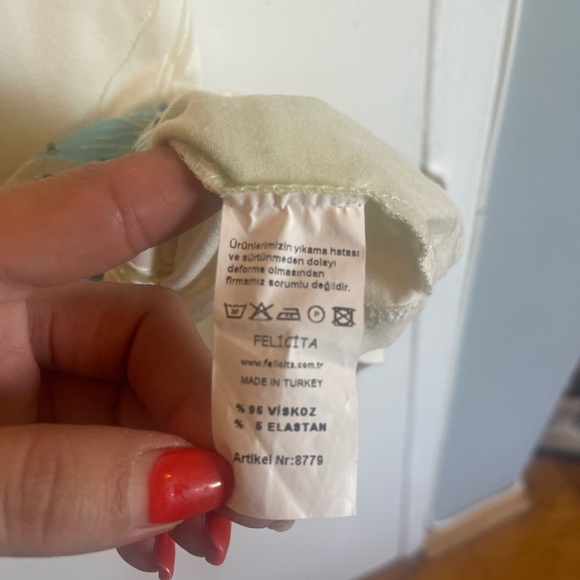 Colorful Top. See through design and sparkles. - Picture 5 of 6